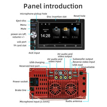 Load image into Gallery viewer, 6.2 inch Bluetooth AUX Mobile Phone Interconnection USB Interface Car DVD