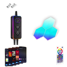 Load image into Gallery viewer, Gaming Ambient Light Smart Chiclet Backdrop Quantum Wall Light, Versions:, 3pcs Bluetooth, 6pcs Bluetooth, 10pcs Bluetooth, 12pcs Bluetooth, 3pcs WIFI, 6pcs WIFI, 10pcs WIFI, 12pcs WIFI