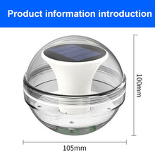 Load image into Gallery viewer, Solar Water Floating Lights Patio Pool Floating Landscape Decorative Lights, Three Light Mode