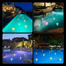 Load image into Gallery viewer, Solar Water Floating Lights Patio Pool Floating Landscape Decorative Lights, Three Light Mode