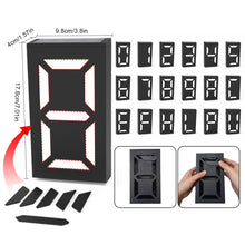 Load image into Gallery viewer, N766B  DIY Solar Number Doorplate Lamp Outdoor Waterproof Wall Lights, N766B (Colorful Light Model), N766B (White Light/Warm Light)