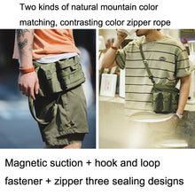 Load image into Gallery viewer, Maden TSS2201030 Multi Pocket Single Shoulder Messenger Crossing Bag, TSS2201030 Army Green, TSS2201030 Carbon Black