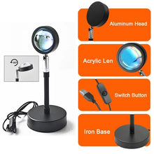 Load image into Gallery viewer, Sunset Background Remote Control RGB Floor Ambient Projection Light, Bluetooth APP