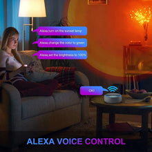 Load image into Gallery viewer, Sunset Background Remote Control RGB Floor Ambient Projection Light, Bluetooth APP