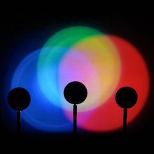 Load image into Gallery viewer, Sunset Background Remote Control RGB Floor Ambient Projection Light, Bluetooth APP