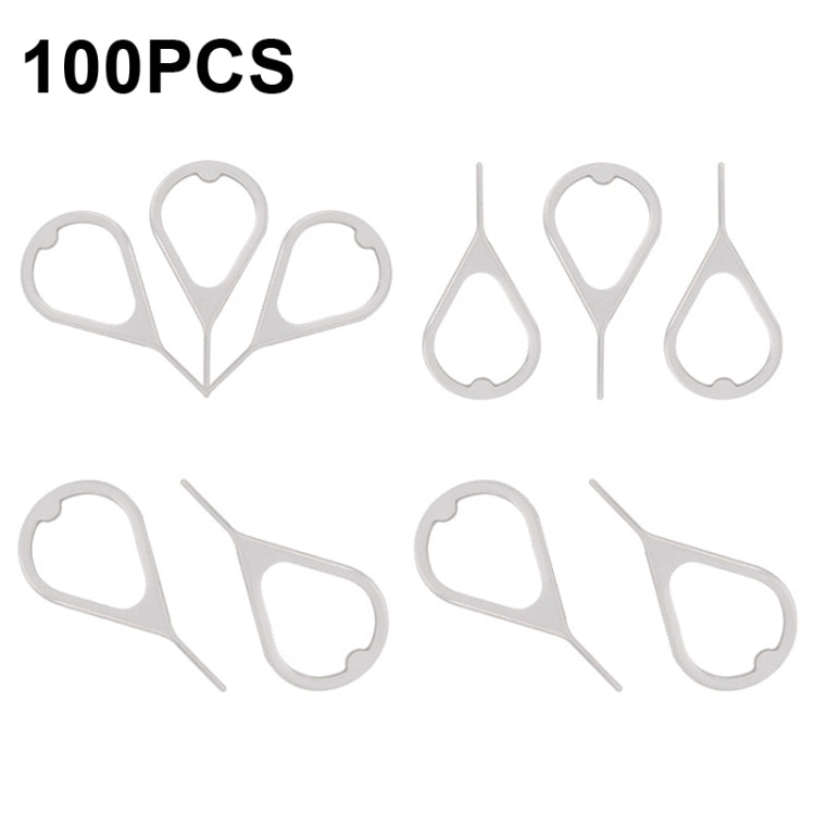 100 PCS Universal Thickened and Hardened Steel Phone Card Removal Pin, 100 PCS Style 1, 100 PCS Style 2, 100 PCS Style 3, 100 PCS Style 4