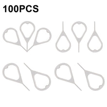 Load image into Gallery viewer, 100 PCS Universal Thickened and Hardened Steel Phone Card Removal Pin, 100 PCS Style 1, 100 PCS Style 2, 100 PCS Style 3, 100 PCS Style 4