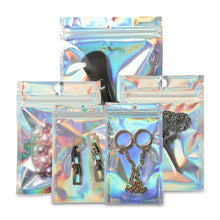 Load image into Gallery viewer, 100PCS Laser Self-sealing Packaging Bag Data Line Aluminum Foil Plastic Bag , Size: