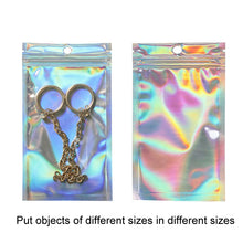 Load image into Gallery viewer, 100PCS Laser Self-sealing Packaging Bag Data Line Aluminum Foil Plastic Bag , Size: