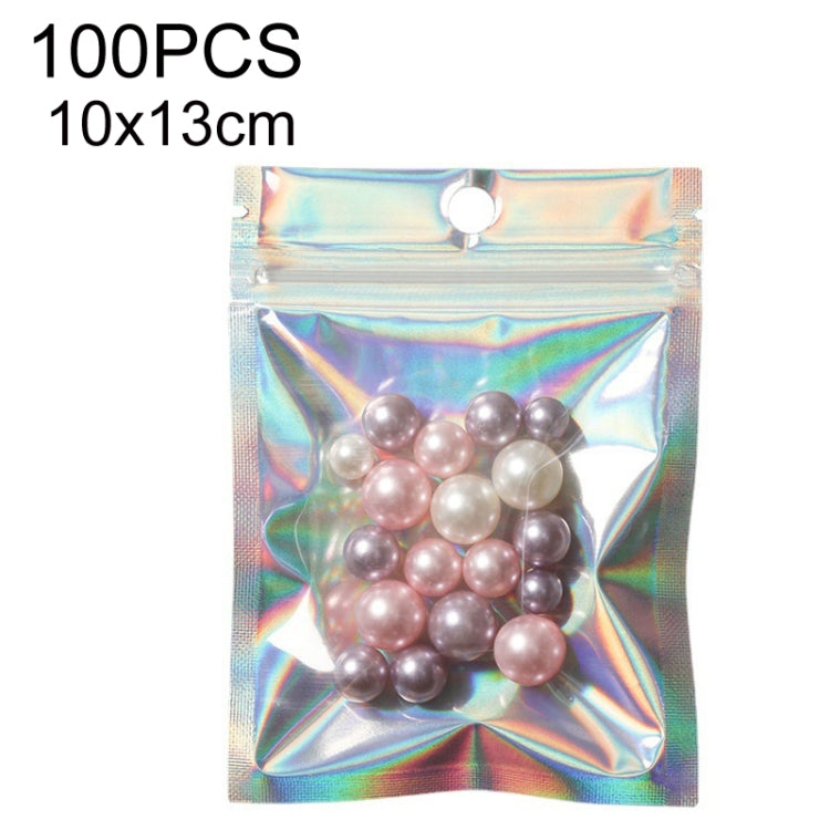 100PCS Laser Self-sealing Packaging Bag Data Line Aluminum Foil Plastic Bag , Size: