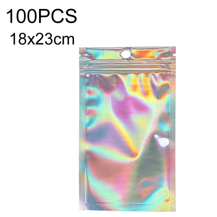 100PCS Laser Self-sealing Packaging Bag Data Line Aluminum Foil Plastic Bag , Size: