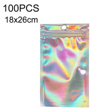 Load image into Gallery viewer, 100PCS Laser Self-sealing Packaging Bag Data Line Aluminum Foil Plastic Bag , Size: