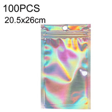 Load image into Gallery viewer, 100PCS Laser Self-sealing Packaging Bag Data Line Aluminum Foil Plastic Bag , Size: