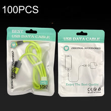 Load image into Gallery viewer, 100PCS XC-0014 USB Data Cable Packaging Bags Pearl Light Ziplock Bag, Size:, 9x16cm (Blue), 9x16cm (Light Green), 9x16cm (Red), 9x16cm (Gold), 9x16cm (Black), 10.5x15cm (Blue), 10.5x15cm (Light Green), 10.5x15cm (Red), 10.5x15cm (Gold), 10.5x15cm (Blac...