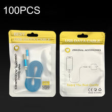Load image into Gallery viewer, 100PCS XC-0014 USB Data Cable Packaging Bags Pearl Light Ziplock Bag, Size:, 9x16cm (Blue), 9x16cm (Light Green), 9x16cm (Red), 9x16cm (Gold), 9x16cm (Black), 10.5x15cm (Blue), 10.5x15cm (Light Green), 10.5x15cm (Red), 10.5x15cm (Gold), 10.5x15cm (Blac...