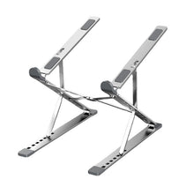 Load image into Gallery viewer, N8 Double-layer Foldable Lifting Aluminum Alloy Laptop Heat Dissipation Stand, N8 (Silver), N8 (Gray), N8 (Oxidized Silver)