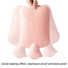Load image into Gallery viewer, ZS103 Cartoon Plush Water-filled Hot Water Bags Explosion-proof Leak-proof Warming Water Bottle, Spec:, Pink Lucky Rabbit, Beige Lucky Rabbit, Brown Bear, Khaki Bear, Purple Duck, Pink Rabbit, Pink Duck, Deep Blue Duck, Ink Green Duck, Intervened Pink ...