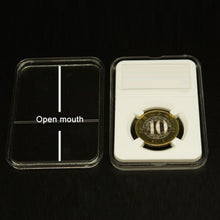Load image into Gallery viewer, Commemorative Coin Identification Rating Box Coin Collection Box, Color: White (40mm), White (25mm), White (27mm), White (30mm), White (38.5mm), White (40mm)