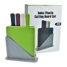 Load image into Gallery viewer, 4 PCS/Set Multifunction Classified Plastic Cutting Board Set, Plastic