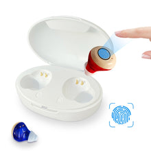 Load image into Gallery viewer, Z-300 TWS Rechargeable Sound Amplifier Deaf Hearing Aids, Z-300 Red Blue