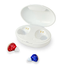 Load image into Gallery viewer, Z-300 TWS Rechargeable Sound Amplifier Deaf Hearing Aids, Z-300 Red Blue