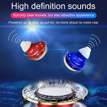 Load image into Gallery viewer, Z-300 TWS Rechargeable Sound Amplifier Deaf Hearing Aids, Z-300 Red Blue