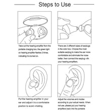 Load image into Gallery viewer, Z-300 TWS Rechargeable Sound Amplifier Deaf Hearing Aids, Z-300 Red Blue