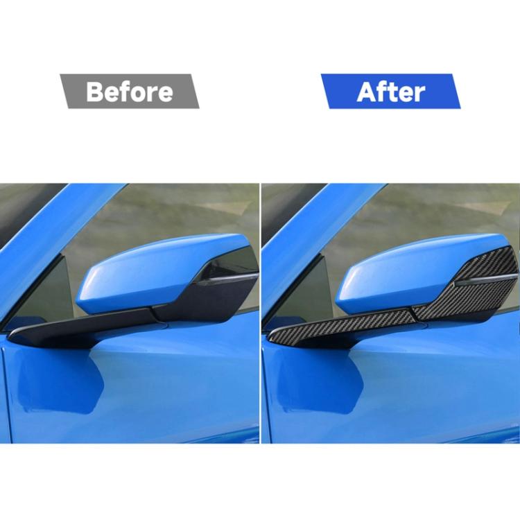 For Chevrolet Corvette C8 4pcs /Set Left-Hand Drive Rearview Mirror Anti-Scratch Stickers, Left-Hand Drive