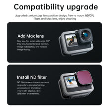 Load image into Gallery viewer, TELESIN Aluminium Alloy Frame Case For GoPro Hero11 Black / HERO10 Black / HERO9 Black ,Spec:, Regular Models, Vertical Shooting Set