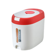 Load image into Gallery viewer, Kitchen Sealed Moisture Dust Proof Storage Rice Bucket, Red 10kg, Red 5kg, Gray 10kg, Gray 5kg, Blue 10kg, Blue 5kg, Green 10kg, Green 5kg