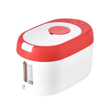 Load image into Gallery viewer, Kitchen Sealed Moisture Dust Proof Storage Rice Bucket, Red 10kg, Red 5kg, Gray 10kg, Gray 5kg, Blue 10kg, Blue 5kg, Green 10kg, Green 5kg