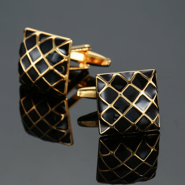 Laser Metal Brass Men Shirt Cufflinks