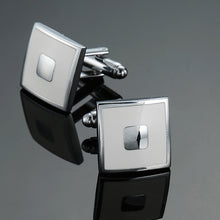 Load image into Gallery viewer, Laser Metal Brass Men Shirt Cufflinks