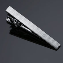 Load image into Gallery viewer, Brass Polished Gum Pattern Business Men Tie Clip, Color: Black Beard