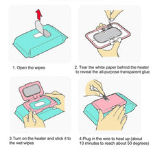 Load image into Gallery viewer, Home Car Portable USB Wet Towel Heater, USB Light Blue, USB Pink, USB White