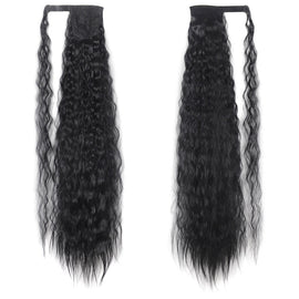 MST8568 Invisible Adhesive Bandage Wigs Corn Perm Long Ponytail Wigs, 1, 1BMBUG, 2, 4, 4H27, 4M30, 6H613, 12, 12H24, 18H613, 24m613, 27H613, 60, 99j, 1001A