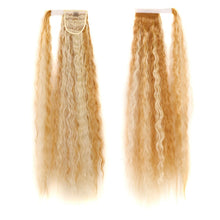 Load image into Gallery viewer, MST8568 Invisible Adhesive Bandage Wigs Corn Perm Long Ponytail Wigs, 1, 1BMBUG, 2, 4, 4H27, 4M30, 6H613, 12, 12H24, 18H613, 24m613, 27H613, 60, 99j, 1001A