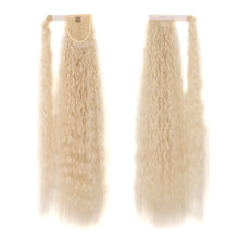 Load image into Gallery viewer, MST8568 Invisible Adhesive Bandage Wigs Corn Perm Long Ponytail Wigs, 1, 1BMBUG, 2, 4, 4H27, 4M30, 6H613, 12, 12H24, 18H613, 24m613, 27H613, 60, 99j, 1001A