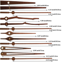 Load image into Gallery viewer, Quartz Clock Dial Repair Kit DIY Wall Clock Parts,Spec:, 4 Movements+4 Sets Needles, Movement+S01 Wooden Needle, Movement+S02 Wooden Needle, Movement+S03 Wooden Needle, Movement+S04 Wooden Needle