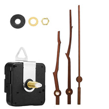Load image into Gallery viewer, Quartz Clock Dial Repair Kit DIY Wall Clock Parts,Spec:, 4 Movements+4 Sets Needles, Movement+S01 Wooden Needle, Movement+S02 Wooden Needle, Movement+S03 Wooden Needle, Movement+S04 Wooden Needle