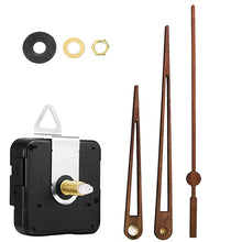 Load image into Gallery viewer, Quartz Clock Dial Repair Kit DIY Wall Clock Parts,Spec:, 4 Movements+4 Sets Needles, Movement+S01 Wooden Needle, Movement+S02 Wooden Needle, Movement+S03 Wooden Needle, Movement+S04 Wooden Needle
