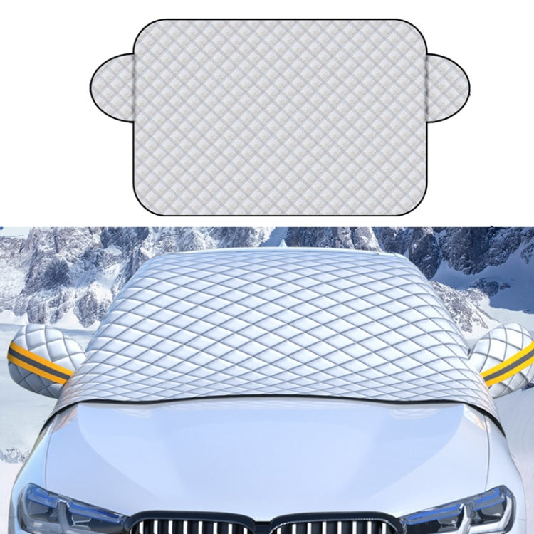SUITU R-3945 Car Winter Front Glass Snow Shield Defrost Sunshade Thickened Car Clothing, Style:, Non-magnet Clip Door, Non-magnet With Earmuffs, 5 Magnets With Earmuffs, Non-magnet Three Layers Thickened, 12 Magnets Three Layers Thickened              ...