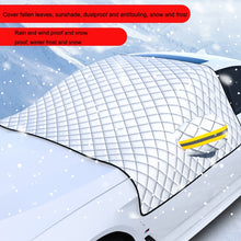 Load image into Gallery viewer, SUITU R-3945 Car Winter Front Glass Snow Shield Defrost Sunshade Thickened Car Clothing, Style:, Non-magnet Clip Door, Non-magnet With Earmuffs, 5 Magnets With Earmuffs, Non-magnet Three Layers Thickened, 12 Magnets Three Layers Thickened              ...