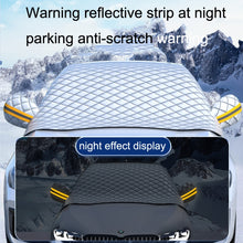 Load image into Gallery viewer, SUITU R-3945 Car Winter Front Glass Snow Shield Defrost Sunshade Thickened Car Clothing, Style:, Non-magnet Clip Door, Non-magnet With Earmuffs, 5 Magnets With Earmuffs, Non-magnet Three Layers Thickened, 12 Magnets Three Layers Thickened              ...