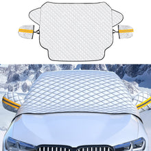 Load image into Gallery viewer, SUITU R-3945 Car Winter Front Glass Snow Shield Defrost Sunshade Thickened Car Clothing, Style:, Non-magnet Clip Door, Non-magnet With Earmuffs, 5 Magnets With Earmuffs, Non-magnet Three Layers Thickened, 12 Magnets Three Layers Thickened              ...