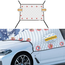 Load image into Gallery viewer, SUITU R-3945 Car Winter Front Glass Snow Shield Defrost Sunshade Thickened Car Clothing, Style:, Non-magnet Clip Door, Non-magnet With Earmuffs, 5 Magnets With Earmuffs, Non-magnet Three Layers Thickened, 12 Magnets Three Layers Thickened              ...