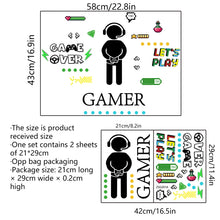 Load image into Gallery viewer, ZSG201 Gamepad Luminous Sticker Living Room Bedroom Self-adhesive Luminous Decorative Wall Sticker, Color: