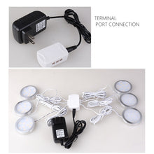 Load image into Gallery viewer, 6 Ports 2510 Hub Splitter Junction Box Distributer Connectors Cabinet Light Adapter, 6 Ports  Without DC Header, 6 Ports With DC Head