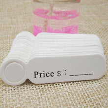 Load image into Gallery viewer, 100pcs /Set Small Retro Baking Label DIY Jewelry Price Tag Bookmark Gift Card, Thankyou Cowhide, Handmade White, Thankyou White, Handmade Cowhide, Price Cowhide, Price White
