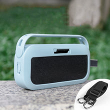 Load image into Gallery viewer, For Bose SoundLink Flex Bluetooth Speaker Silicone Protective Case Cover With Shoulder Strap, Style 1 Black, Style 1 Blue